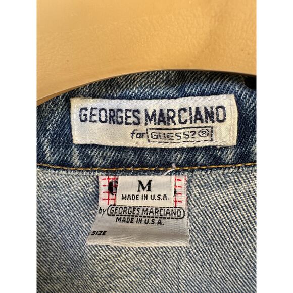 Guess Georges Marciano Vintage Jean Jacket-Size Medium - Picture 2 of 4